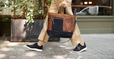 geanta din piele de ciuperci